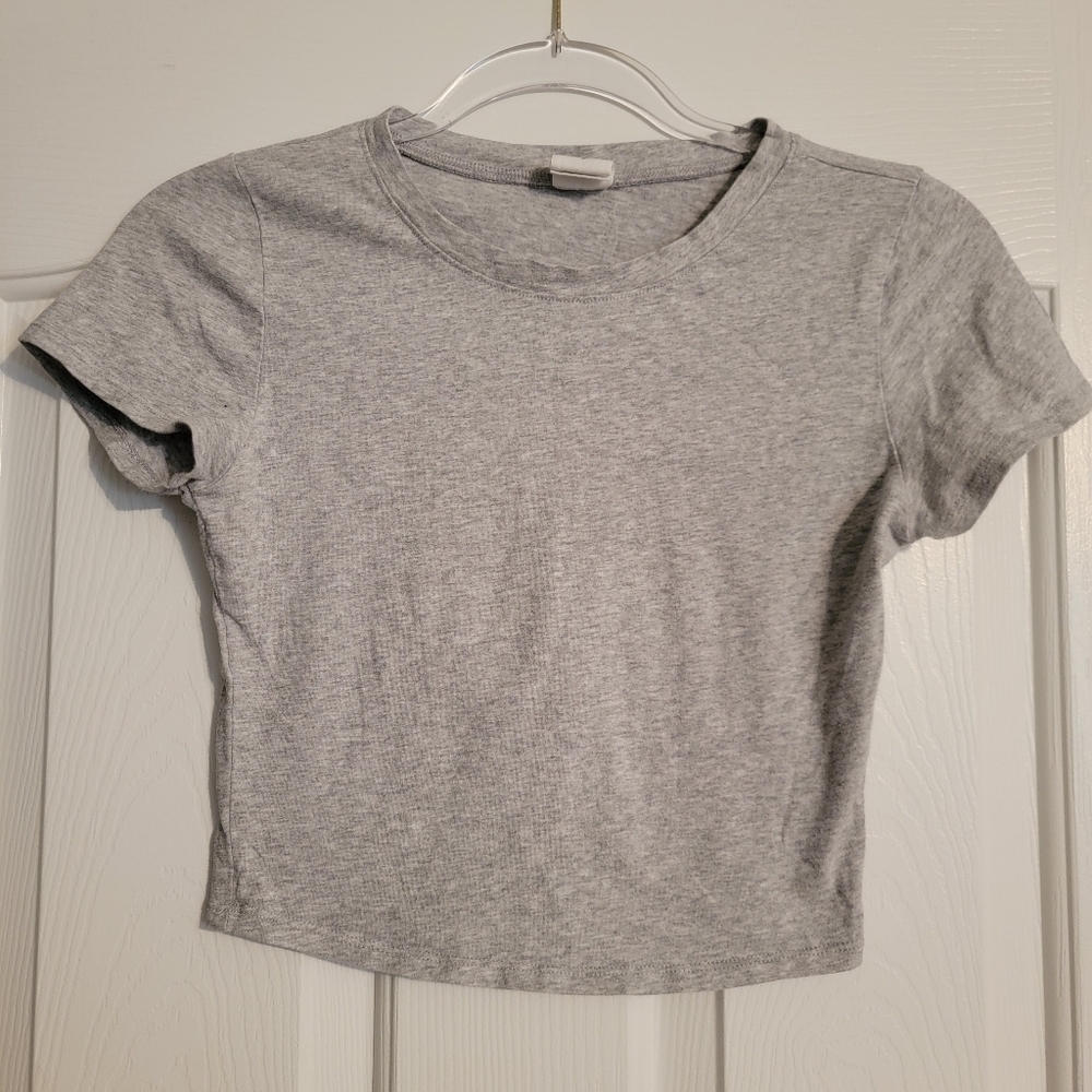 Destined Classic Gray Women's Crop Top